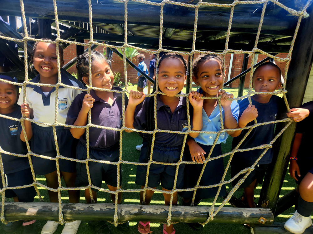 Students at St James School